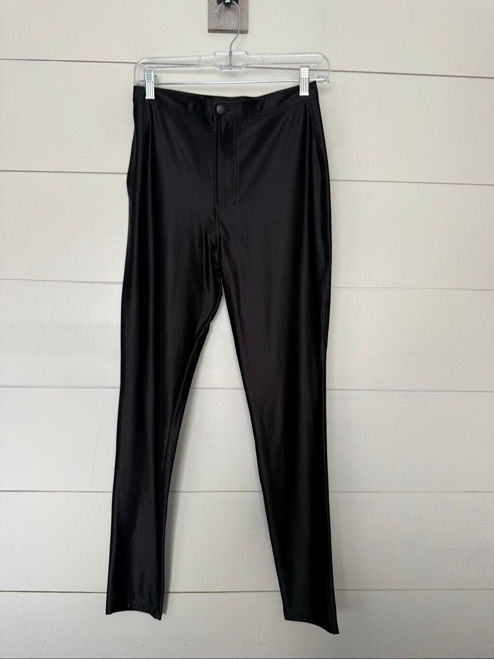 American Apparel Women’s Large Black Liquid Leggings Pants Ankle